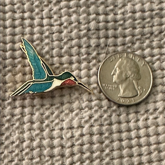 Vintage Hummingbird Pin - Picture 3 of 3
